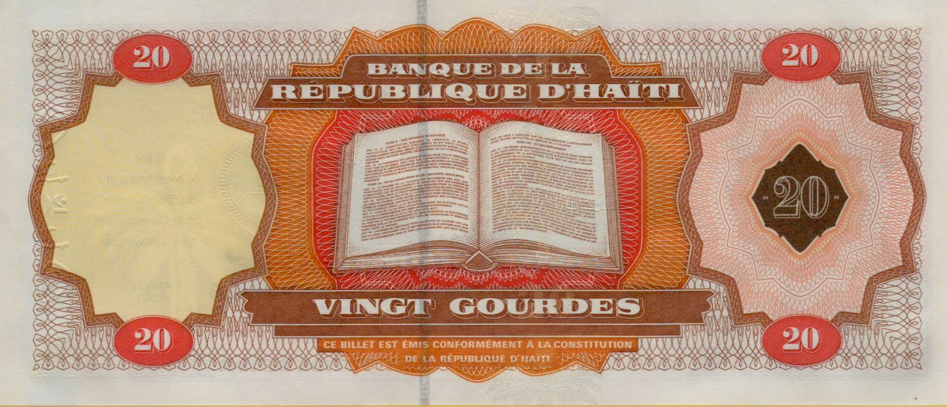 Haiti 20 2001 UNC P-271